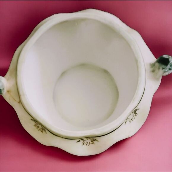 Sugar Bowl Limoges France Hand Painted Signed With/Lid - Picture 11 of 15